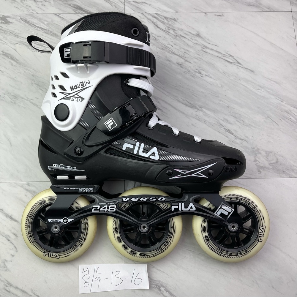 13-16| fila houdini pro 110 MM roller blade inline skates